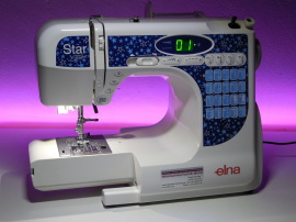 elna star edition Freiarm und Zubehörbox © NT-Michel