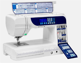 Elna 730 Pro Nähmaschine offen © Elna